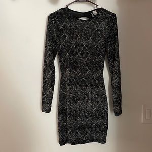 Divided sparkly dress